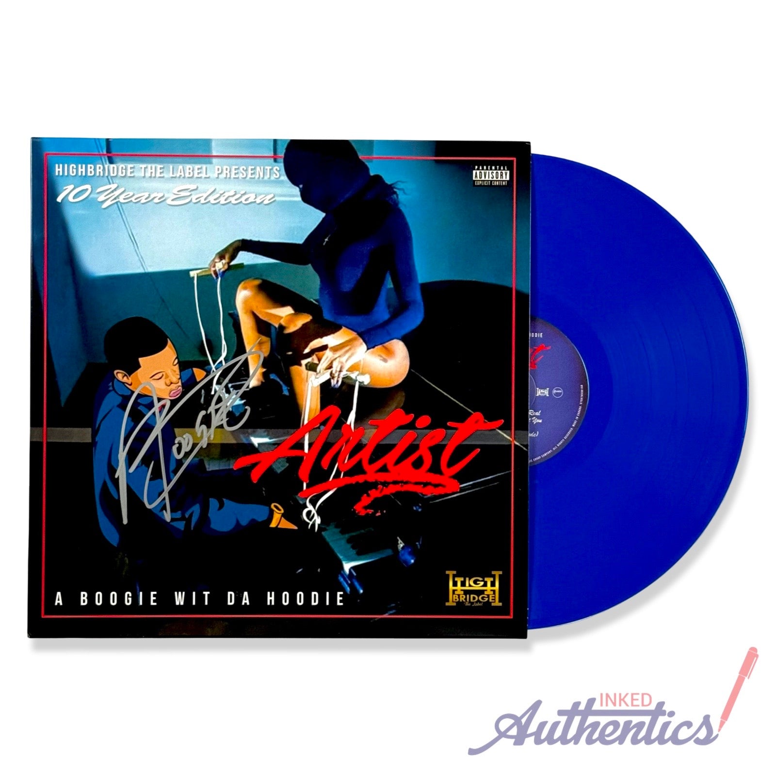 A Boogie Wit Da Hoodie Signed Autographed “Artist” Vinyl LP PSA/DNA Au