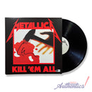 Lars Ulrich Signed Autographed Vinyl LP “Kill ‘Em All” Metallica Beckett Authenticated