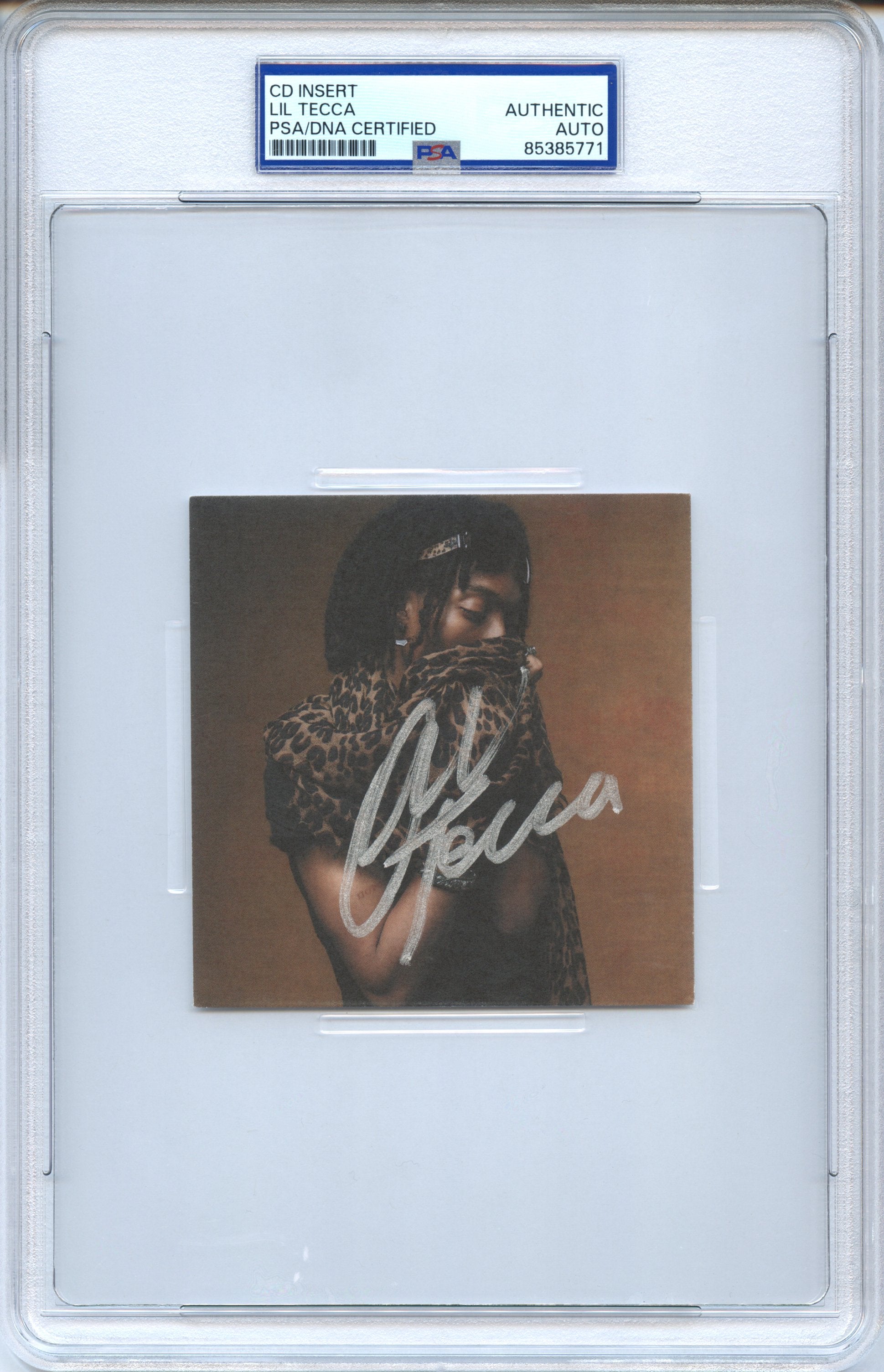 llica サイン入り　Blackアルバム Lil Tecca Signed Autographed CD Insert “Plan A” PSA/DNA Authenticated