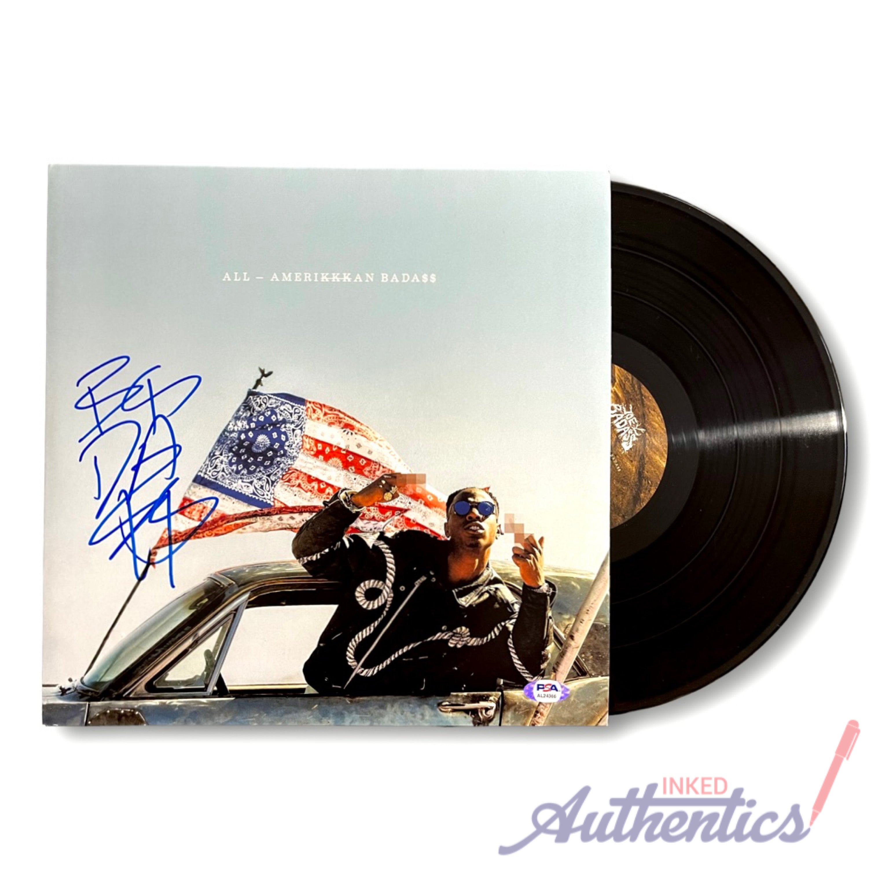 Joey Badass Signed Autographed Vinyl LP “All Amerikkkan Bada$$” PSA/DN