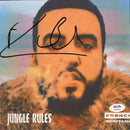French Montana Signed Autographed 8x8 “Jungle Rules” Photo PSA/DNA Authenticated