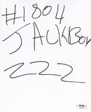 Jackboy Signed Autographed 8x10 Sketch PSA/DNA Authenticated