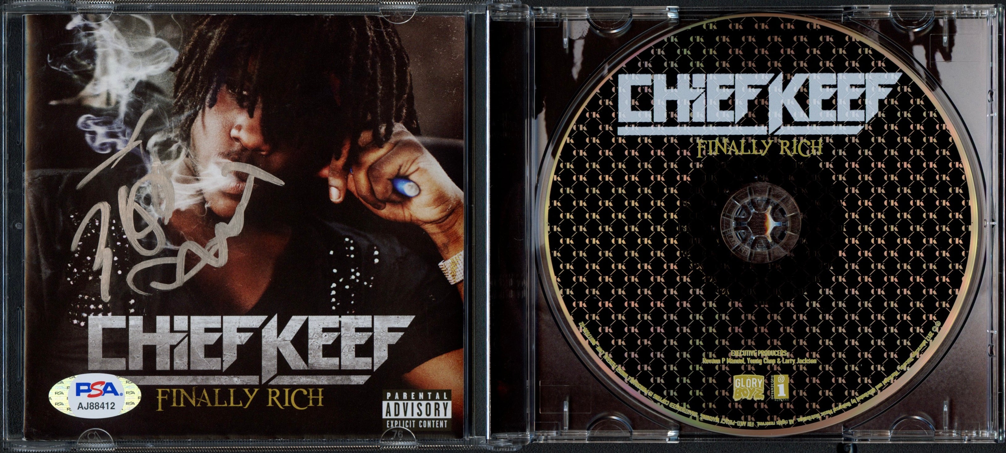 Chief Keef Signed Autographed CD Finally Rich PSA DNA Authenticated chief-keef-signed-autographed-cd-finally-rich-psa-dna-authenticated