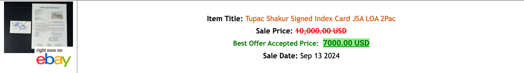 Hip-Hop Autographs Are The New Hottest Investment?