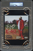 E-40 Signed Autographed CD Cover "The Ballatician-Grit & Grind" PSA/DNA Authenticated