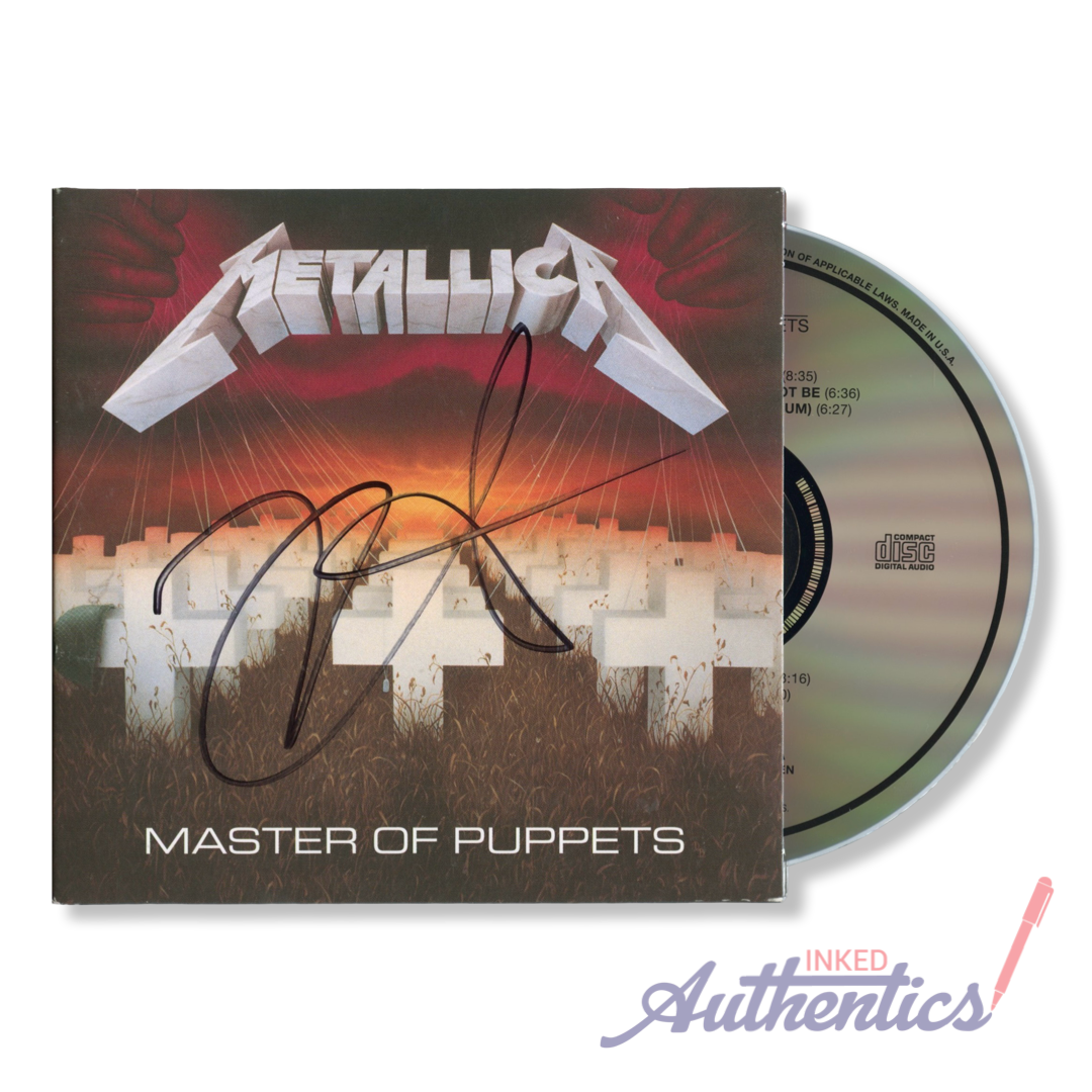 Kirk Hammett Signed Autographed CD “Master Of Puppets” PSA/DNA Authent