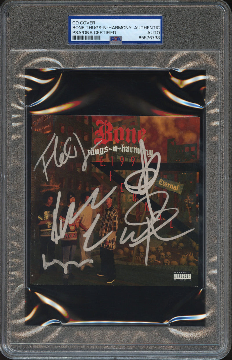 Bone Thugs-N-Harmony Signed Autographed CD Cover "E. 1999 Eternal" PSA/DNA Authenticated
