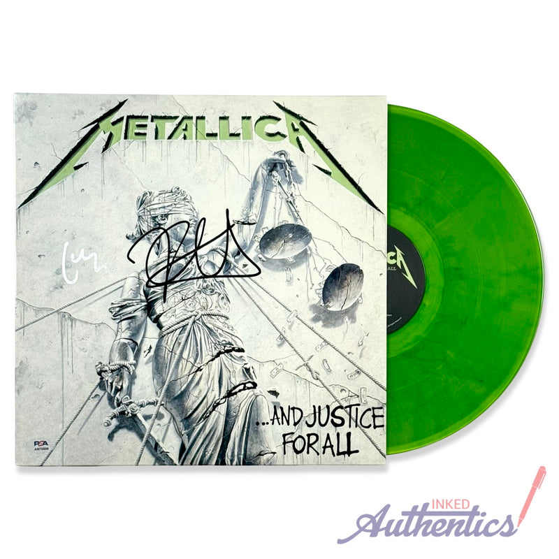 Metallica Signed Autographed Vinyl LP “…And Justice For All” PSA/DNA Authenticated
