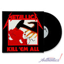 Metallica Signed Autographed Vinyl LP “Kill ‘Em All” PSA/DNA Authenticated
