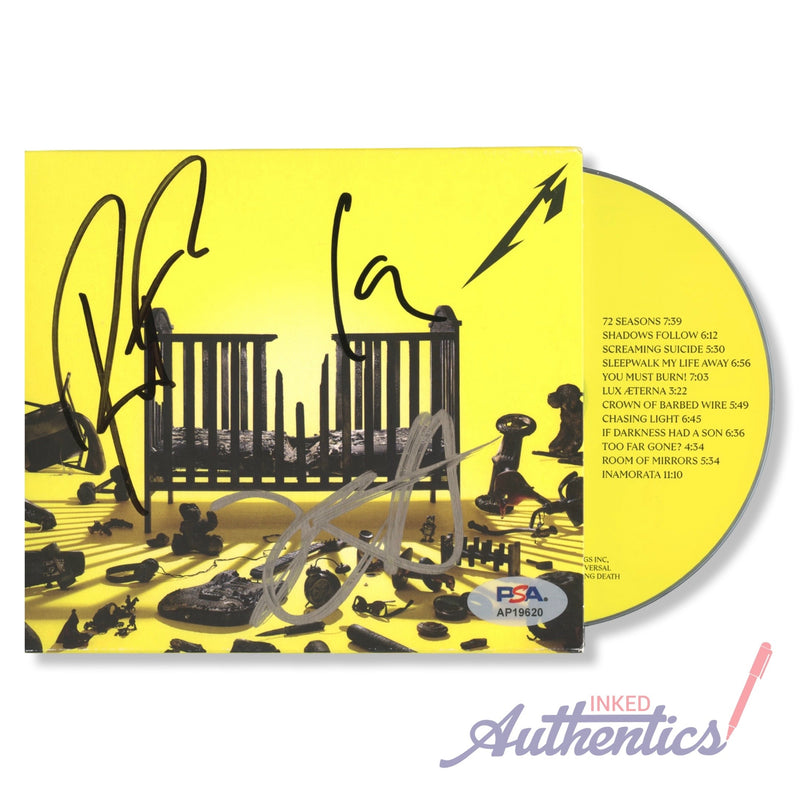 Metallica Signed Autographed CD “72 Seasons” PSA/DNA Authenticated