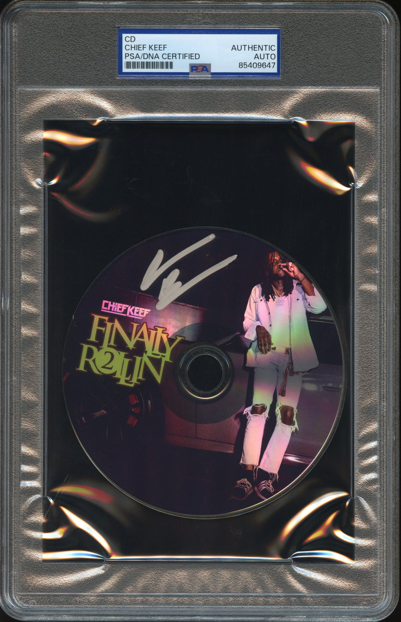 Chief Keef Signed Autographed CD “Finally Rollin 2” PSA/DNA Authenticated