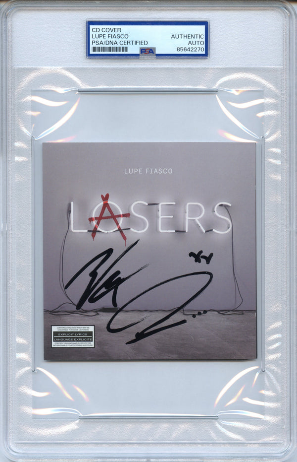 Lupe Fiasco Signed Autographed CD Cover “Lasers” PSA/DNA Authenticated