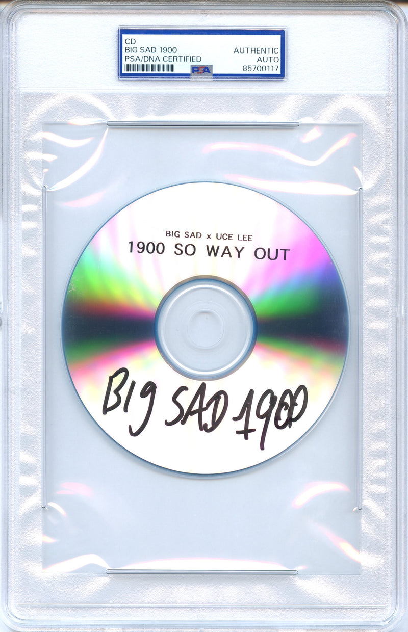 Big Sad 1900 Signed Autographed CD "1900 SoWayOut" PSA/DNA Authenticated