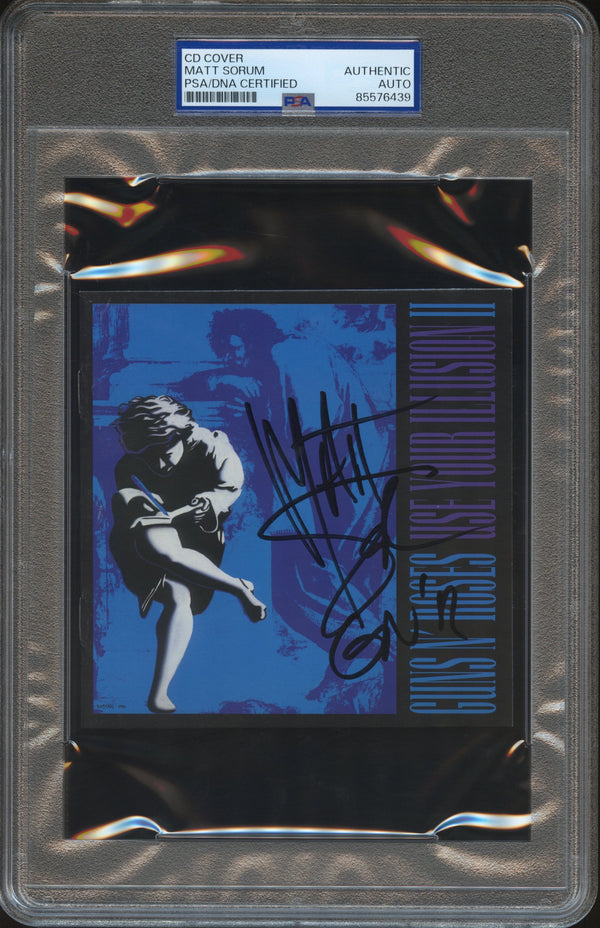 Matt Sorum Signed Autographed CD Cover “Use Your Illusion II” PSA/DNA Authenticated