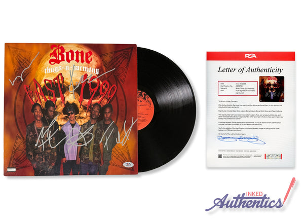 Bone Thugs-N-Harmony Signed Autographed Vinyl LP "East 1999" PSA/DNA Authenticated