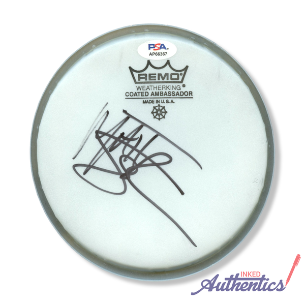 Matt Sorum Signed Autographed 6” Drumhead PSA/DNA Authenticated