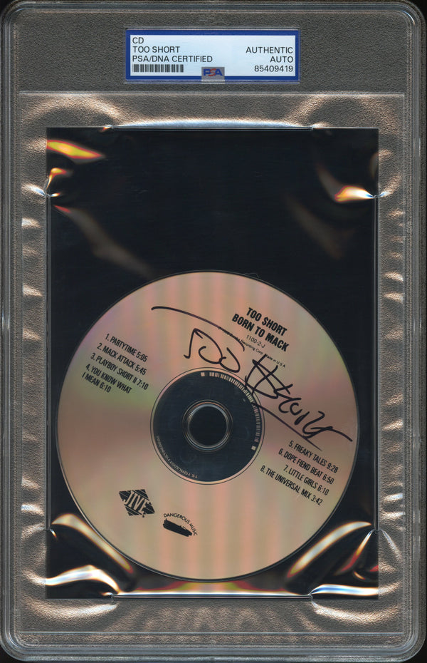 Too Short Signed Autographed CD “Born To Mack” PSA/DNA Authenticated