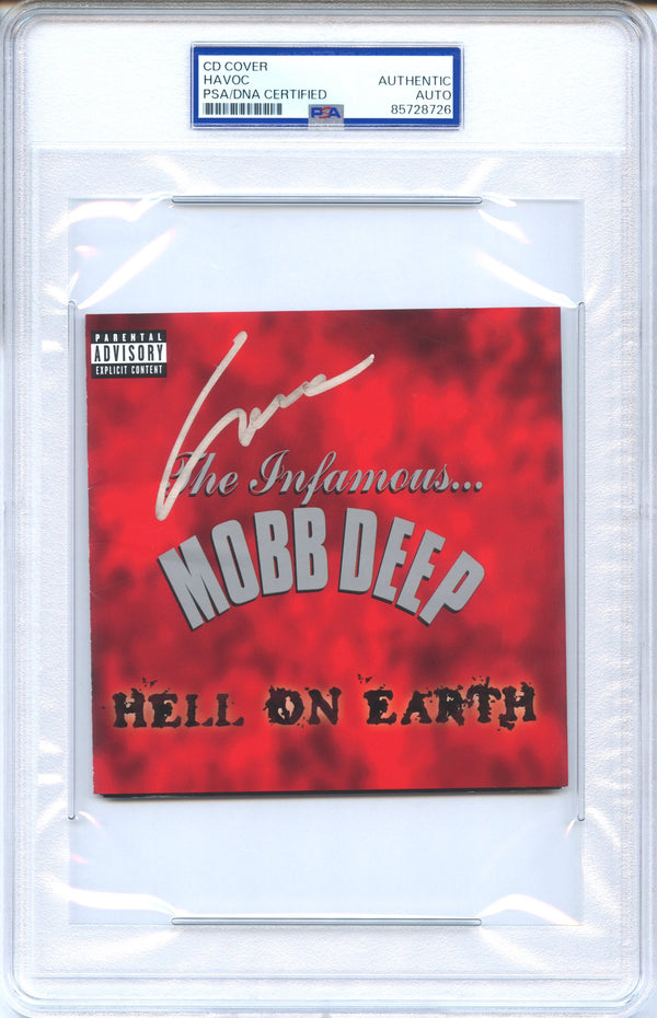 Havoc Signed Autographed CD Cover “Hell On Earth” PSA/DNA Authenticated