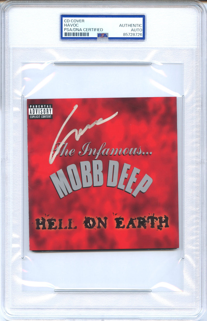Havoc Signed Autographed CD Cover “Hell On Earth” PSA/DNA Authenticated