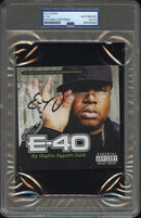 E-40 Signed Autographed CD Cover "My Ghetto Report Card" PSA/DNA Authenticated