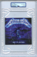 Kirk Hammett Signed Autographed CD Cover “Ride The Lightning” PSA/DNA Authenticated