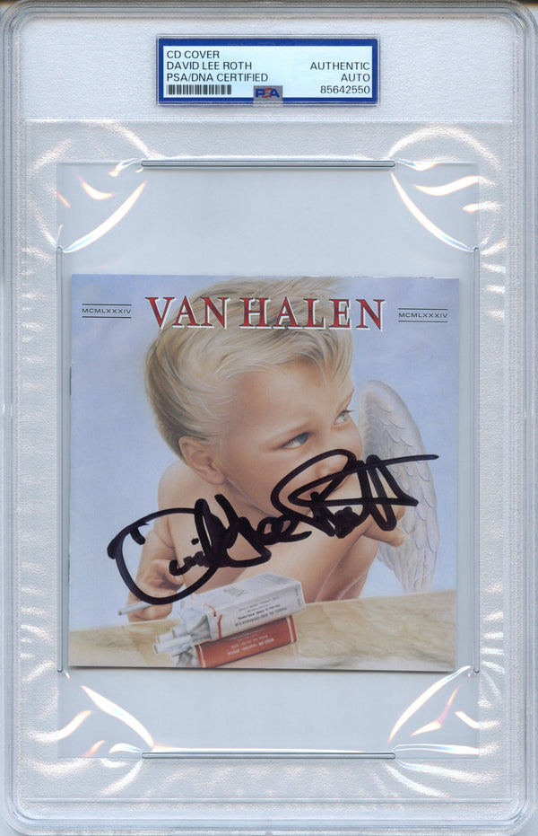 David Lee Roth Signed Autographed CD Cover “1984” PSA/DNA Authenticated