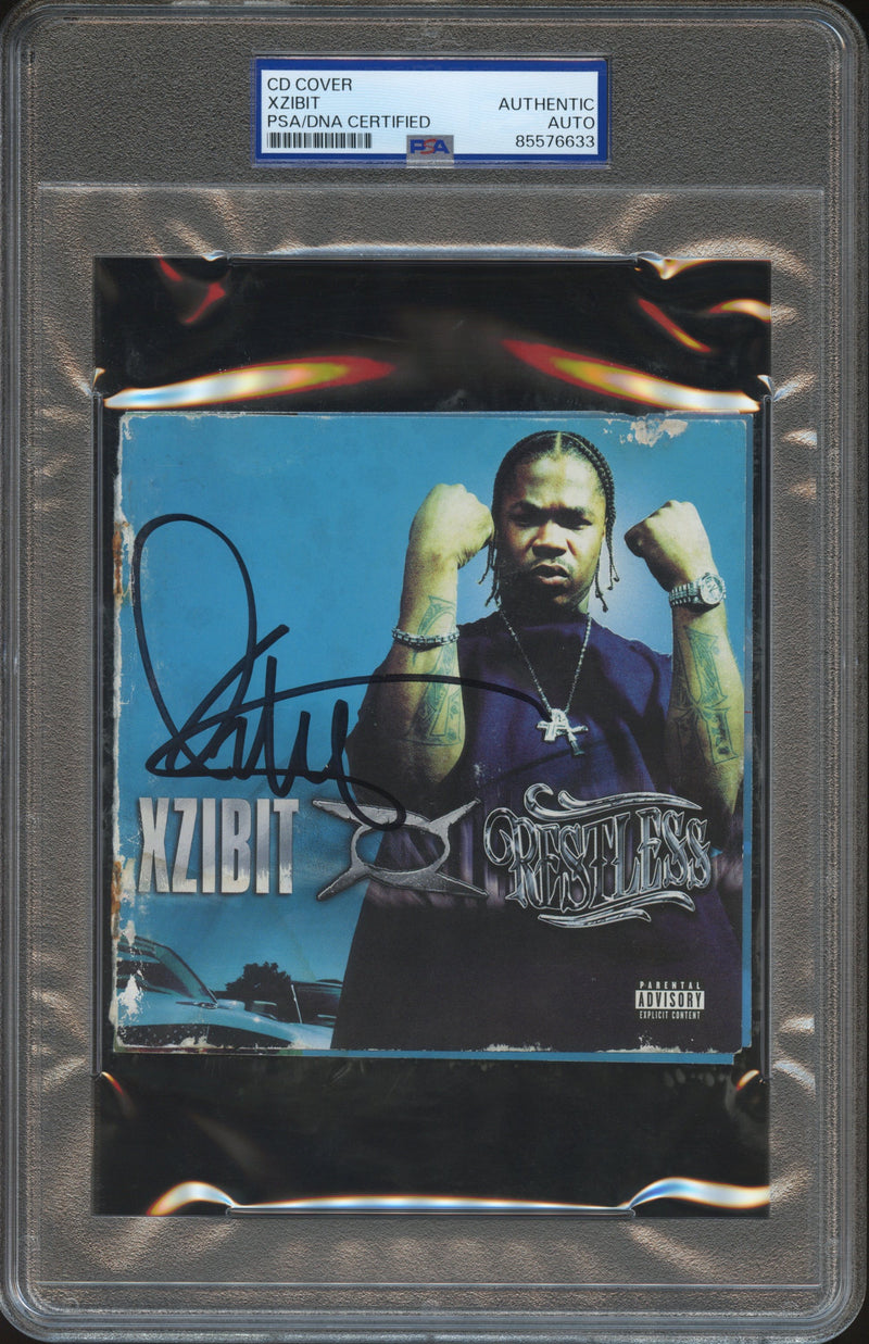 Xzibit Signed Autographed CD Cover "Restless" PSA/DNA Authenticated