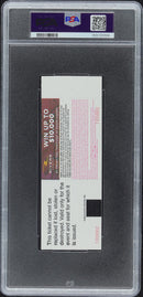 Chris Brown Signed Autographed Full Ticket “Between The Sheets” Tour 2/27/15 PSA/DNA 10 Gem Mint