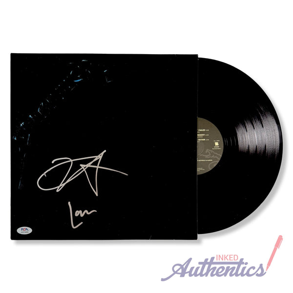 Metallica Signed Autographed Vinyl LP “Metallica” PSA/DNA Authenticated