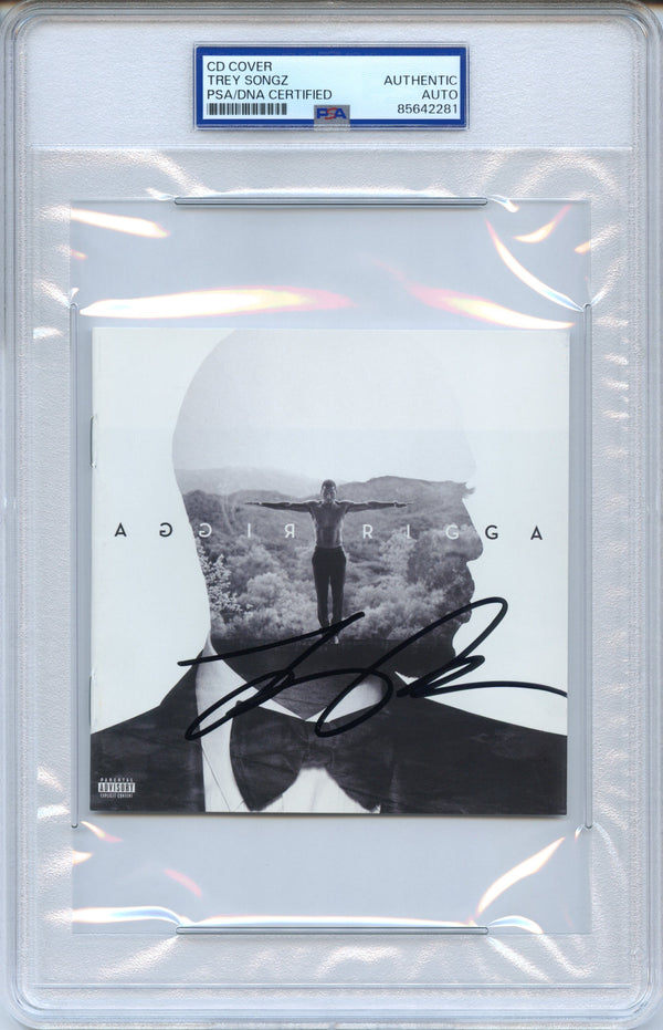 Trey Songz Signed Autographed CD Cover “Trigga” PSA/DNA Authenticated