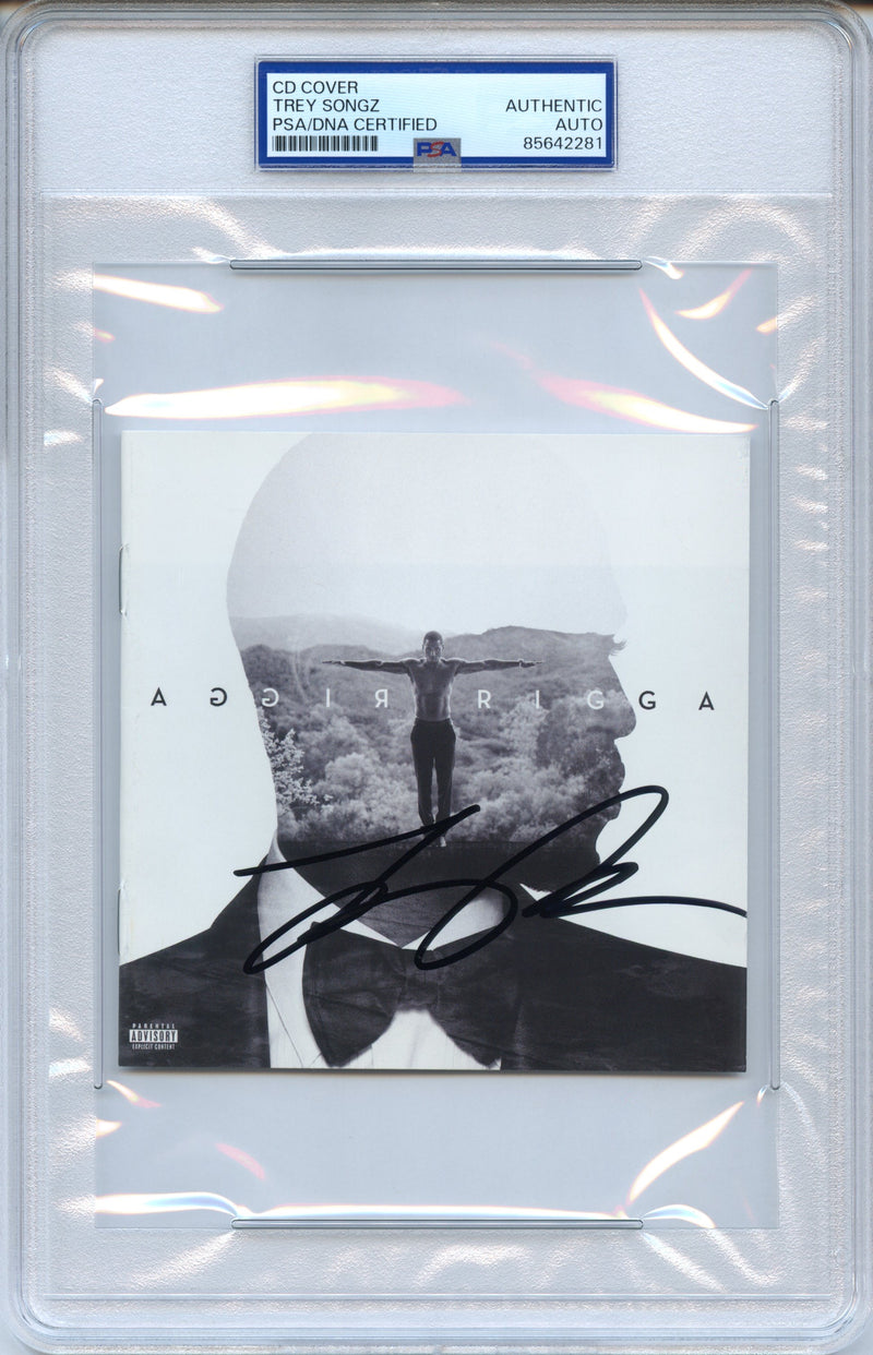 Trey Songz Signed Autographed CD Cover “Trigga” PSA/DNA Authenticated