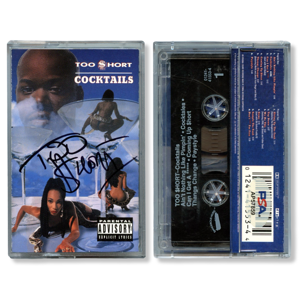 Too Short Signed Autographed Cassette Tape “Cocktails” PSA/DNA Authenticated