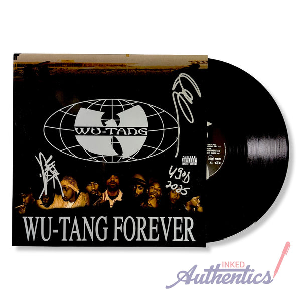 Wu-Tang Clan Autographed Vinyl LP "Wu-Tang Forever" PSA/DNA Authenticated