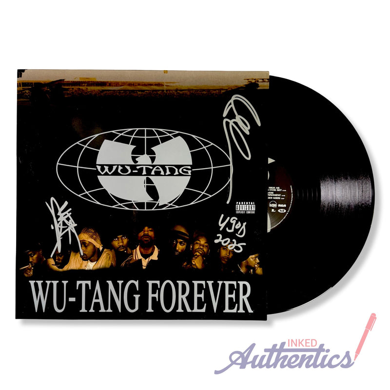 Wu-Tang Clan Autographed Vinyl LP "Wu-Tang Forever" PSA/DNA Authenticated