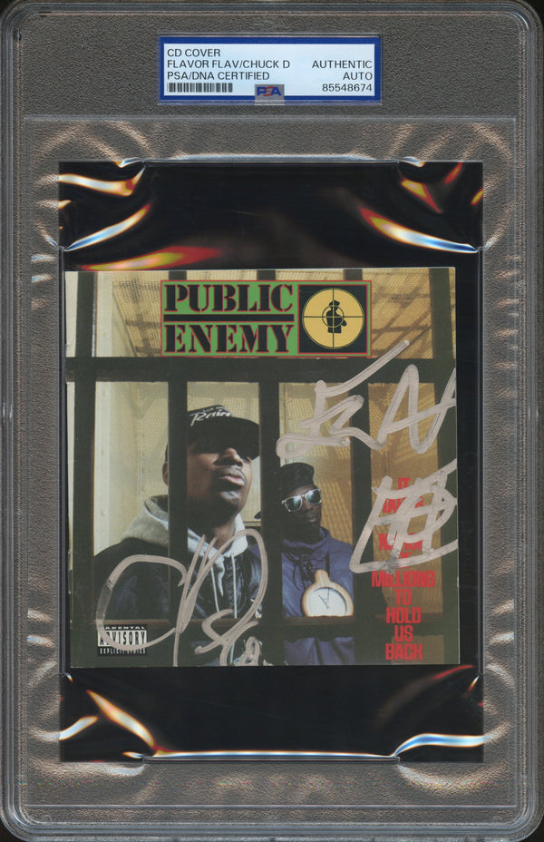 Public Enemy Signed Autographed CD Cover "It Takes a Nation of Millions to Hold Us Back" PSA/DNA Authenticated