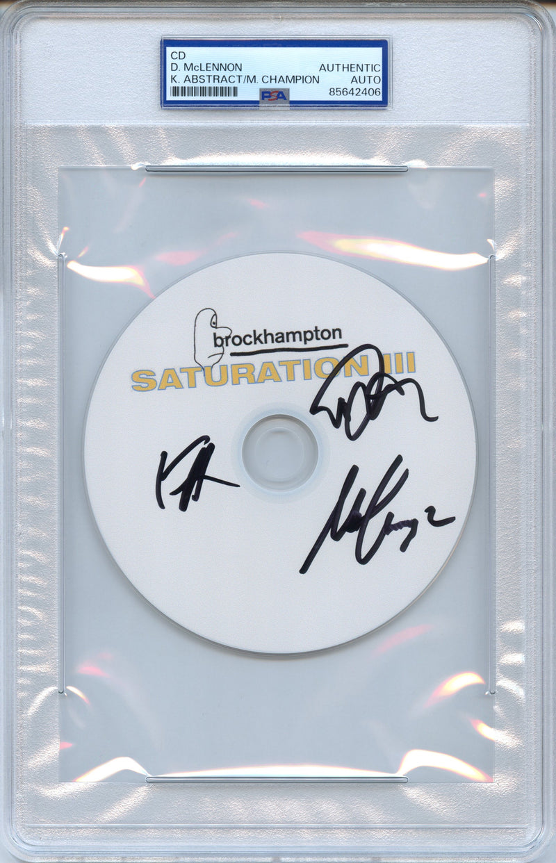 BROCKHAMPTON Signed CD “Saturation III” PSA/DNA Authenticated