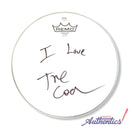 Tre Cool Signed Autographed 10" Drumhead PSA/DNA Authenticated