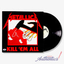 Metallica Signed Autographed Vinyl LP “Kill 'Em All” PSA/DNA Authenticated