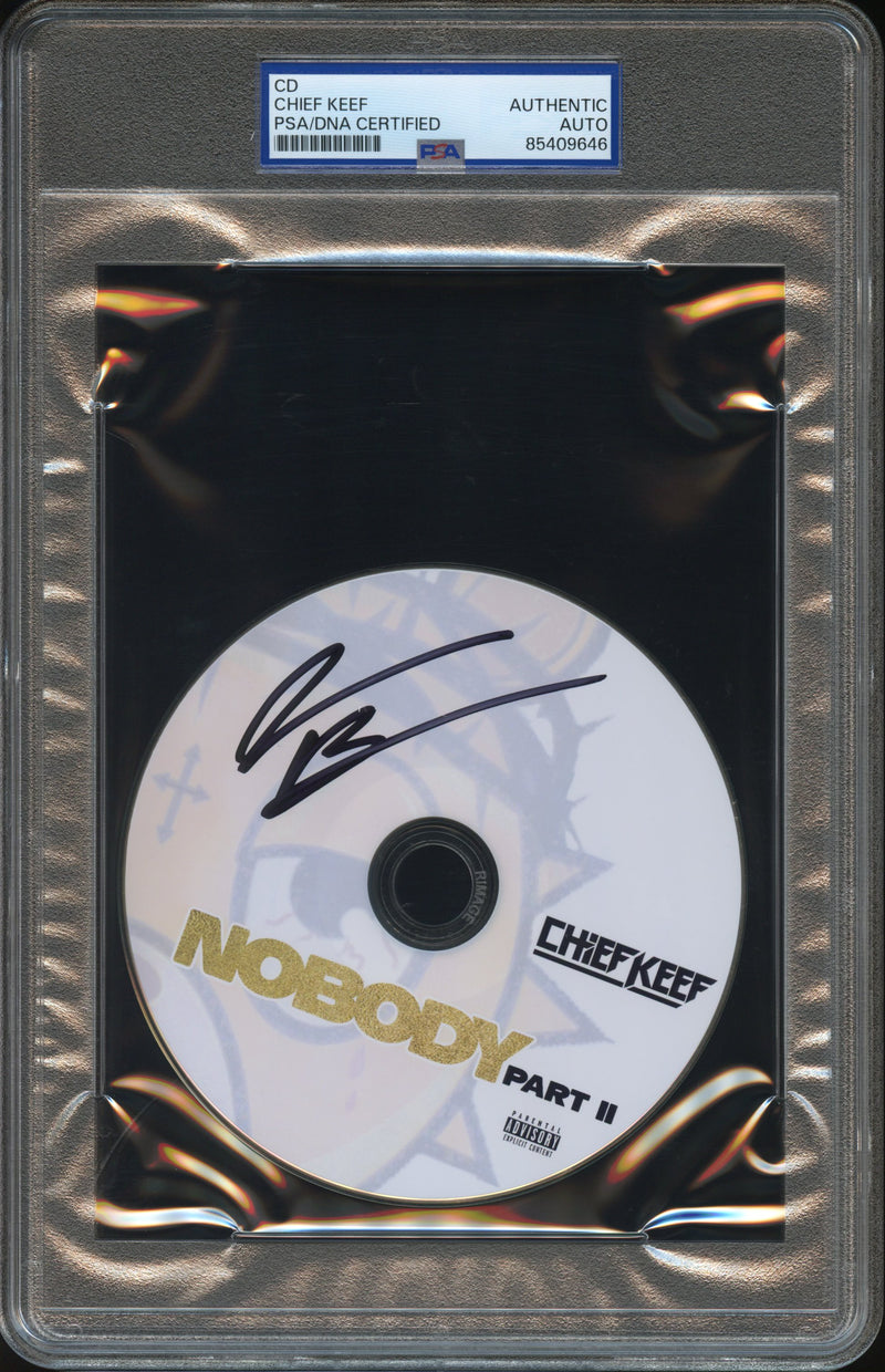 Chief Keef Signed Autographed CD “Nobody 2” PSA/DNA Authenticated