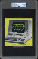 Ralf Hutter Signed CD Cover "Computer World" PSA/DNA Authenticated