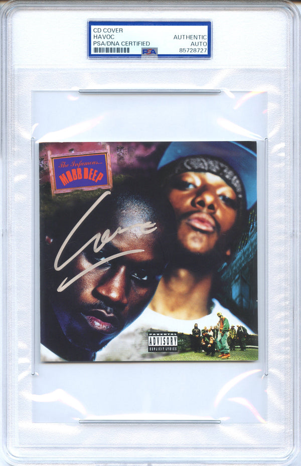 Havoc Signed Autographed CD Cover “The Infamous” PSA/DNA Authenticated