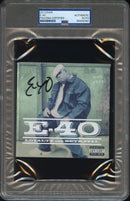 E-40 Signed Autographed CD Cover "Loyalty And Betrayal" PSA/DNA Authenticated