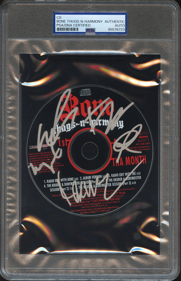 Bone Thugs-N-Harmony Signed Autographed CD "1st of tha Month" PSA/DNA Authenticated
