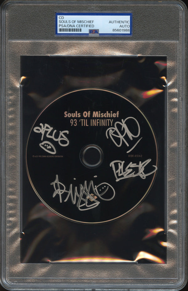Souls Of Mischief Signed Autographed CD "93 ‘Til Infinity" PSA/DNA Authenticated