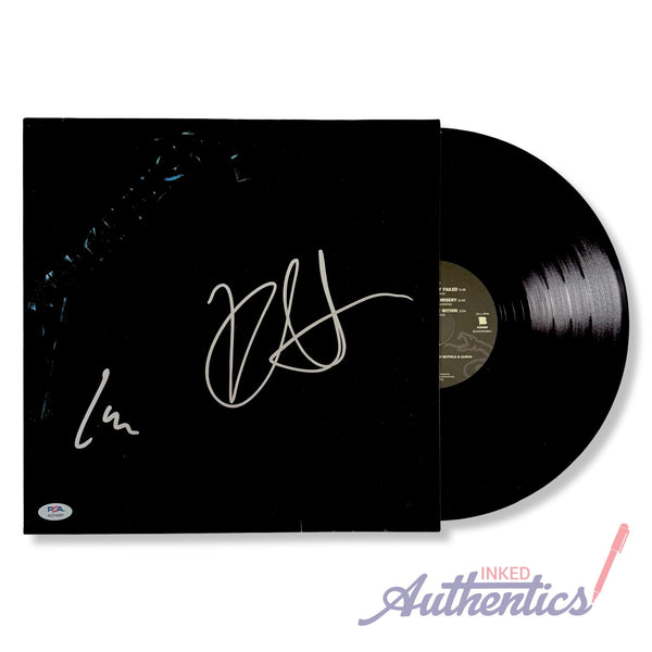 Metallica Signed Autographed Vinyl LP “Metallica” PSA/DNA Authenticated