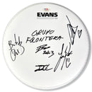 Grupo Frontera Signed Autographed 10” Drumhead PSA/DNA Authenticated