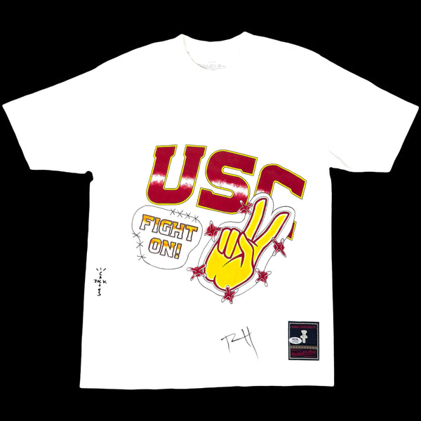 Travis Scott Signed Autographed "USC Cactus Jack" T-Shirt PSA/DNA Authenticated