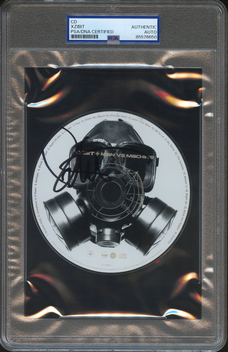 Xzibit Signed Autographed CD "Man vs. Machine" PSA/DNA Authenticated