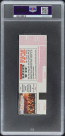 Chris Brown Signed Autographed Full Ticket “Up Close And Personal” Tour 9/30/06 PSA/DNA 9 Mint