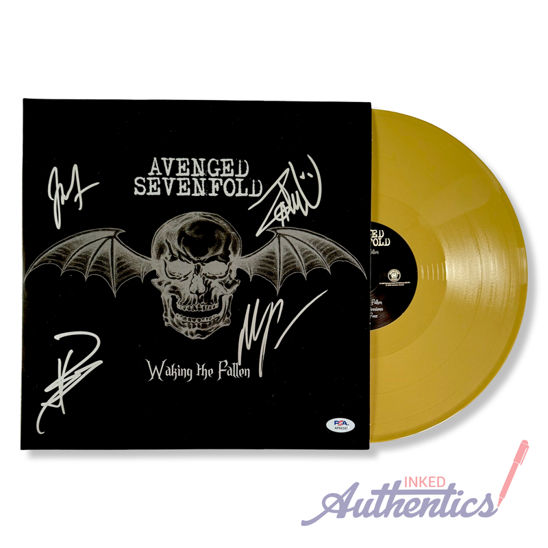 Avenged Sevenfold Signed Autographed Vinyl LP "Waking the Fallen" PSA/DNA Authenticated
